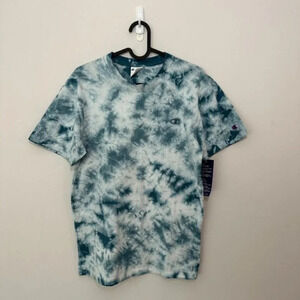 Champion Specialty Dye Blue T-Shirt Women Small NWT